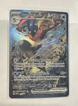 Pokemon TCG Black Star Promo 132 Greninja EX Illustration Rare SVP EN ETB - Image 1