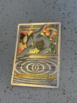 Pokemon TCG Arceus LV X Promo "Meteor Blast" Pokemon Promos DP56 See Pics - Image 1