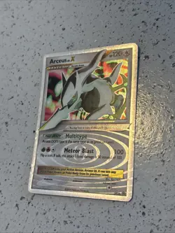 Pokemon TCG Arceus LV X Promo "Meteor Blast" Pokemon Promos DP56 See Pics - Image 2