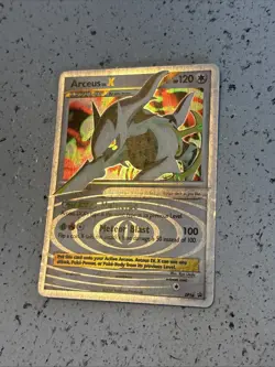 Pokemon TCG Arceus LV X Promo "Meteor Blast" Pokemon Promos DP56 See Pics - Image 4