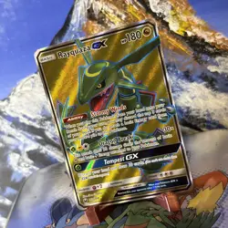 Rayquaza GX (Full Art) - 160/168 Pokemon SM Celestial Storm - Holo ✨ LP/LP+ - Image 3
