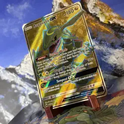 Rayquaza GX (Full Art) - 160/168 Pokemon SM Celestial Storm - Holo ✨ LP/LP+ - Image 4