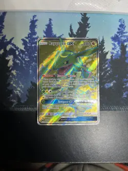 Pokemon SM: Celestial Storm Full Art Rayquaza GX 160/168 - Near Mint-LP - Image 1
