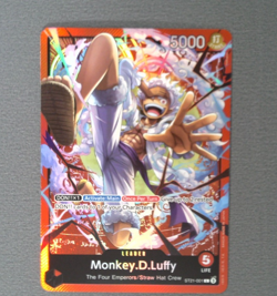 Monkey D Luffy Leader ST21-001 One Piece TCG Starter Deck EX Gear 5 English - Image 1