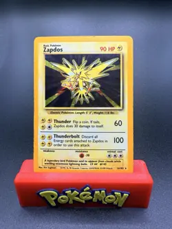 Zapdos - 16/102 - Pokemon Base Set Unlimited Holo Rare Card WOTC HP - Image 1