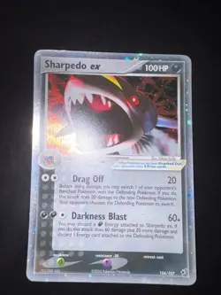 Pokemon TCG - Sharpedo ex 104/107 Deoxys - Holo Pokemon Card Eng NEARMINT - Image 2