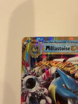 Pokemon TCG Mega-Blastoise EX Evolutions Holo Rare Card 22/108 - Image 3