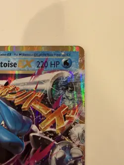 Pokemon TCG Mega-Blastoise EX Evolutions Holo Rare Card 22/108 - Image 4