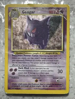 Pokemon TCG Gengar 11/110 Legendary Collection (2002) Holo Card - HP - Image 2