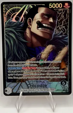 One Piece Card Game Crocodile Leader OP04-079 SPECIAL English NM - Image 1