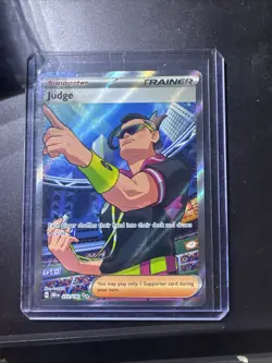Pokemon TCG Judge 222/182 Destined Rivals Trainer Card - Image 1