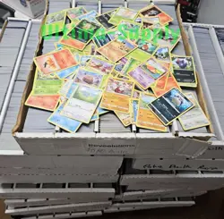 Pokemon Card Bulk lot 500 Cards Common, Uncommon, Reverse Holo 25 foil mixed Lot - Image 1