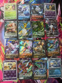 Pokemon 16 Card Lot nm V Max Mega Amazing Ex HOLO Rare Hits Only F116 - Image 1