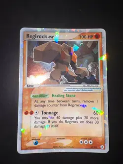 Regirock ex EX Hidden Legends 98/101 ENG - Pokemon Ultra Rare Card NEAR MINT - Image 1