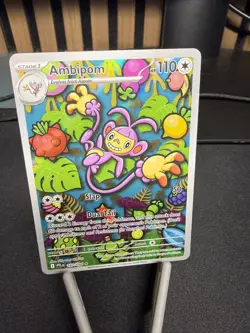 Pokemon Card Ambipom 107/094 Phantasmal Flames Illustration Rare NM - Image 1