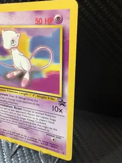 Mew Black Star Promo #8 WOTC 1999 Pokemon Card LP Vintage Non Holo Rare - Image 3
