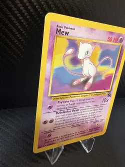 Mew Black Star Promo #8 WOTC 1999 Pokemon Card LP Vintage Non Holo Rare - Image 4