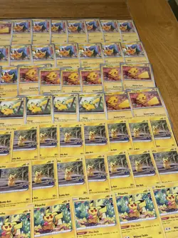 110X Pokemon Pikachu Cards (2017-2024) Bundle Joblot including Reverse Holos - Image 5