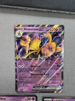 Abra 063 + Kadabra 064 + Alakazam ex SVP 050 MINT 151 Promo 3 Card Set Pokemon M - Image 2