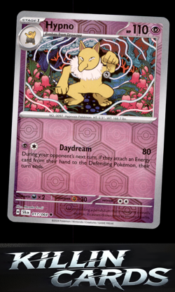 Reverse Holofoil Hypno 017/064 Pokemon Uncommon SV: Shrouded Fable Card NM - Image 1