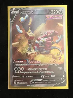 Hoopa V GG53/GG70 Ultra Rare Crown Zenith: Galarian Gallery Pokemon Card NM - Image 1