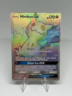 Pokemon Mimikyu GX 226/214 Sm-Lost Thunder Secret Rare Full Art Holo Card - Image 1