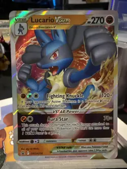 Lucario VSTAR SWSH214 SWSH: Sword & Shield Promo Cards Holo - Image 1