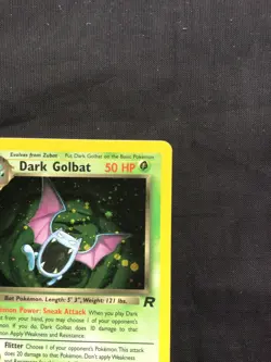 Pokemon Cards: Team Rocket 1st Edition Rare Holo: Dark Golbat 7/82 - Image 4