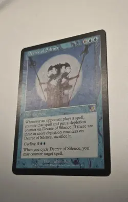 Decree of Silence Scourge Regular LP Magic The Gathering MTG Card - Image 2