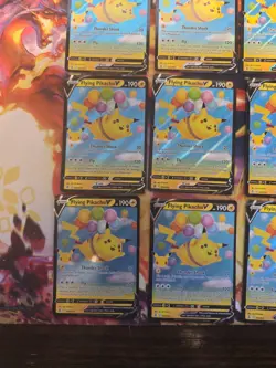 FLYING PIKACHU V 9-CARD LOT 2021 Pokemon Celebrations #006 NM - Image 4