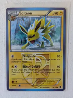 JOLTEON 34/116 PLASMA FREEZE SET, UNCOMMON NON-HOLO POKEMON TCG CARD - Image 1