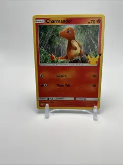 McDonald's Pokemon 25th Anniversary 2 Card Lot Non Holo Pikachu and Charmander - Image 4