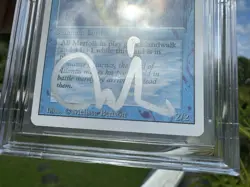 LORD OF ATLANTIS, ARTIST PROOF, REVISED, 1994 MTG, MELISSA BENSON, BAS 10! - Image 4