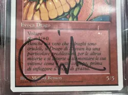 SHIVAN DRAGON, ARTIST PROOF, REVISED/UNLIMITED ITALIAN, 1995 MTG, MELISSA BENSON - Image 4
