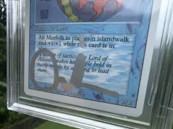 LORD OF ATLANTIS, ARTIST PROOF, REVISED, 1994 MTG, MELISSA BENSON, BAS 10!! - Image 5