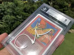 SHIVAN DRAGON, REVISED (3RD ED), 1994 MTG, BGS 9.0, MINT, MELISSA BENSON SIGNED! - Image 4