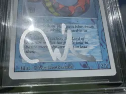 LORD OF ATLANTIS, ARTIST PROOF, REVISED, 1994 MTG, MELISSA BENSON, BAS 10! - Image 5