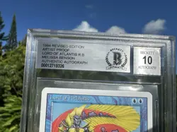 LORD OF ATLANTIS, ARTIST PROOF, REVISED, 1994 MTG, MELISSA BENSON, BAS 10! - Image 3