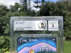 TIME WALK, ARTIST SKETCH, MAGIC MTG, POWER 9, AMY WEBER, BAS 8! - Image 3