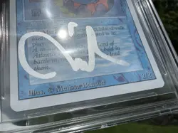 LORD OF ATLANTIS, ARTIST PROOF, REVISED, 1994 MTG, MELISSA BENSON, BAS 10! - Image 4