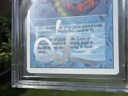 LORD OF ATLANTIS, ARTIST PROOF, REVISED, 1994 MTG, MELISSA BENSON, BAS 10! - Image 4