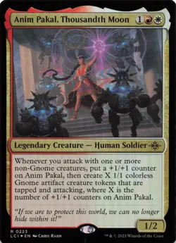 2023 Magic The Gathering Lost Caverns of Ixalan Anim Pakal, Thousandth Moon #223 - Image 1
