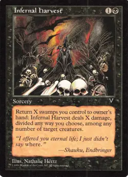 Infernal Harvest C VIS Visions Sorcery LP-NM - Image 1