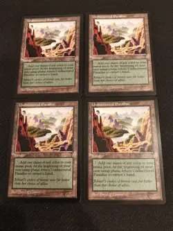 4 X MTG Visions "Undiscovered Paradise" | Magic The Gathering | LP - Image 1