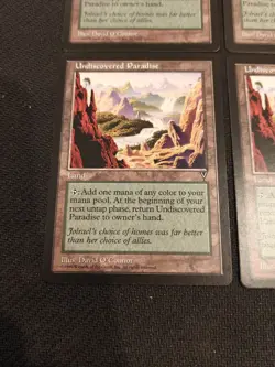 4 X MTG Visions "Undiscovered Paradise" | Magic The Gathering | LP - Image 2
