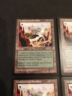 4 X MTG Visions "Undiscovered Paradise" | Magic The Gathering | LP - Image 3