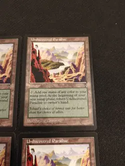 4 X MTG Visions "Undiscovered Paradise" | Magic The Gathering | LP - Image 4