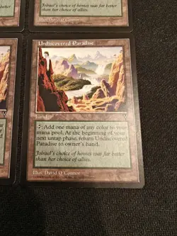 4 X MTG Visions "Undiscovered Paradise" | Magic The Gathering | LP - Image 5