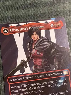 Clive, Ifrit’s Dominant Borderless Surge Foil M 0530 Final Fantasy FIN MTG NM- - Image 3
