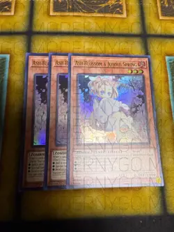 3x Ash Blossom & Joyous Spring (Alternate Art) Ultra Rare RA04-EN025 NM YUGIOH - Image 1